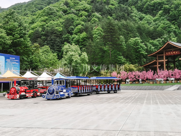 無(wú)軌觀光火車,天河大峽谷景區(qū)觀光火車廠家,旅游中型觀光火車價(jià)格